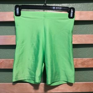 ❤️ American Apparel High Waist Neon Bike Shorts 🛍